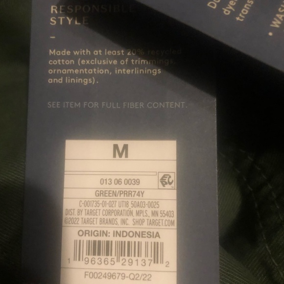 UNIVERSAL THREADS NWT Shacket, Cargo Utility Look, Cotton, Relaxed Fit - Picture 6 of 8